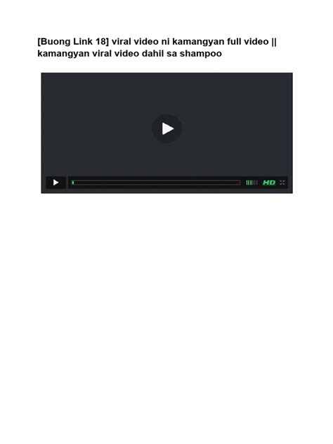 [Buong Link 18] viral video ni kamangyan full video .